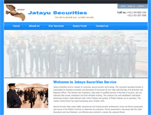 Tablet Screenshot of jatayusecurities.com